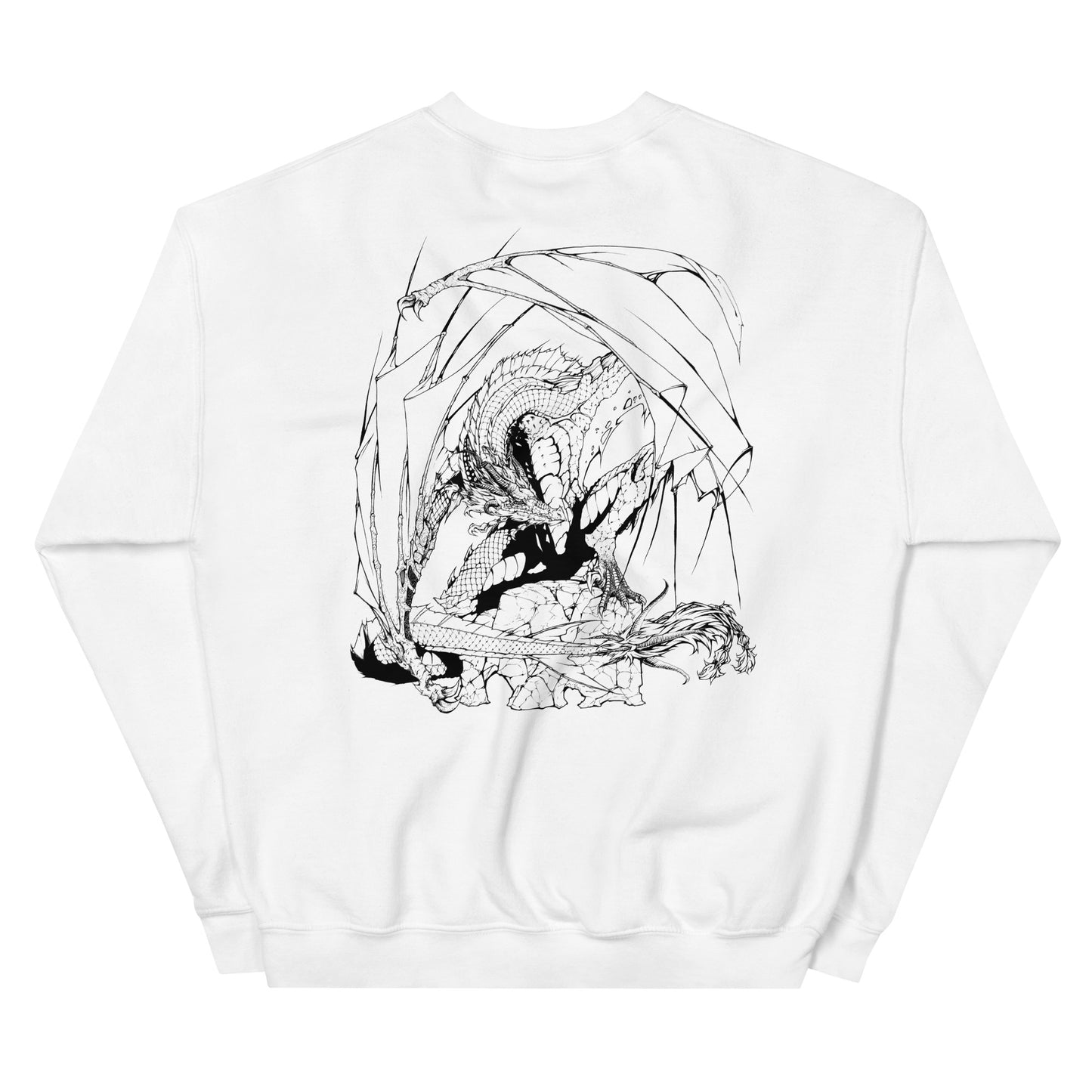 Hoodie ''Black and White'' Dragon Millénial