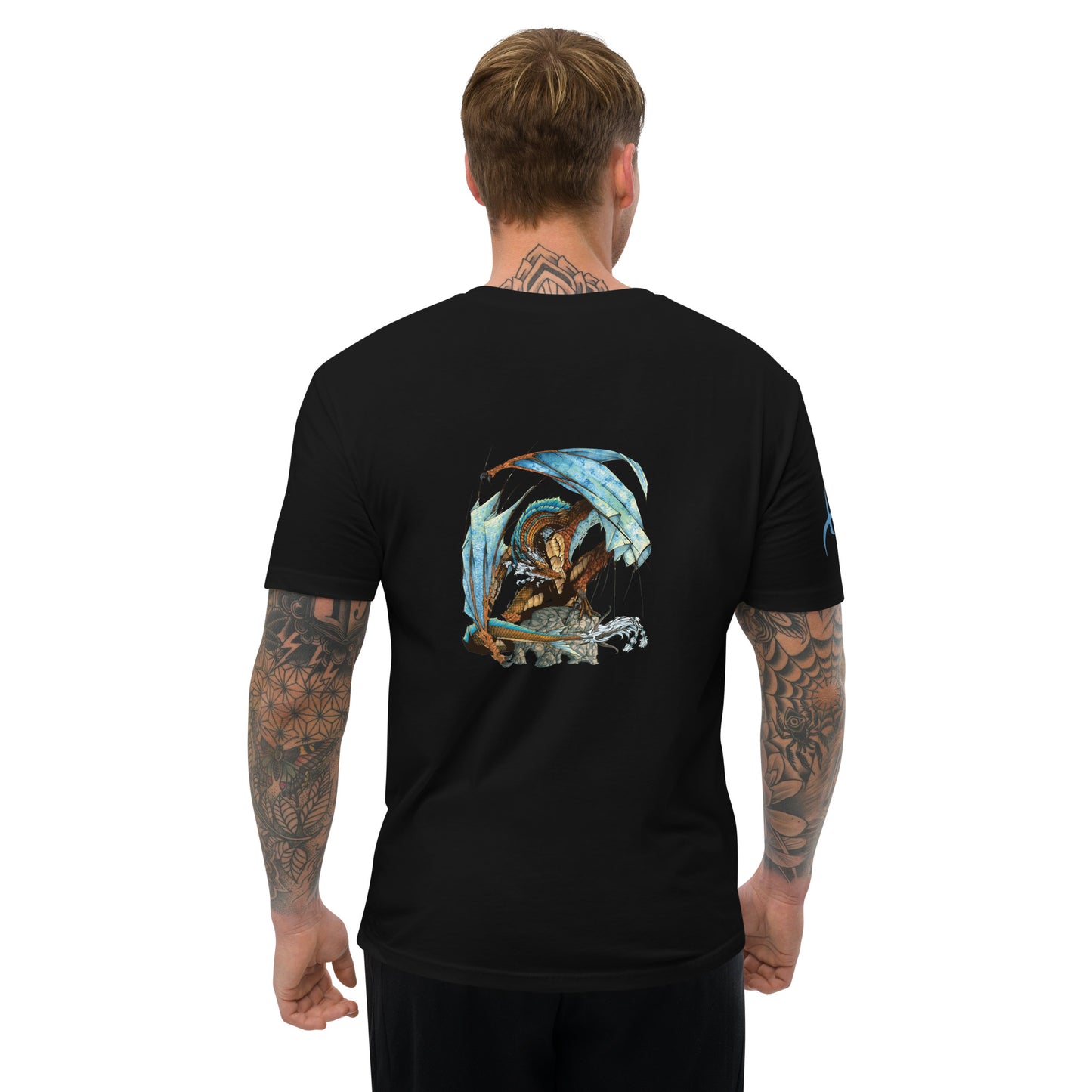 Avatar Théthys et le Dragon Millénial au dos /T-shirt manches courtes