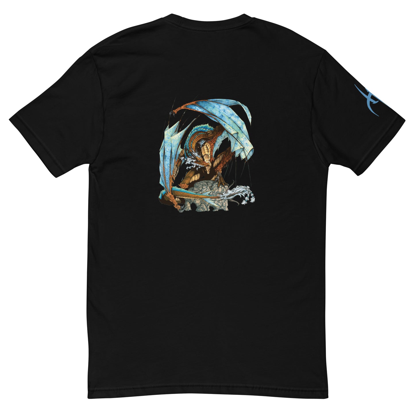 Avatar Théthys and the Millennial Dragon on the back /Short sleeve t-shirt