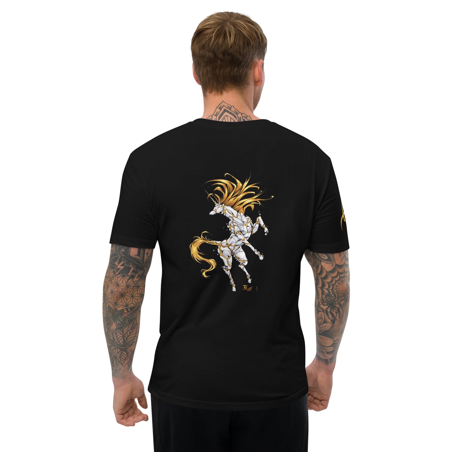 Avatar Unity and Porcelain Unicorn on the back /Short sleeve t-shirt