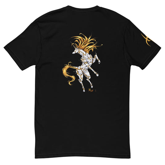 Avatar Unity and Porcelain Unicorn on the back /Short sleeve t-shirt