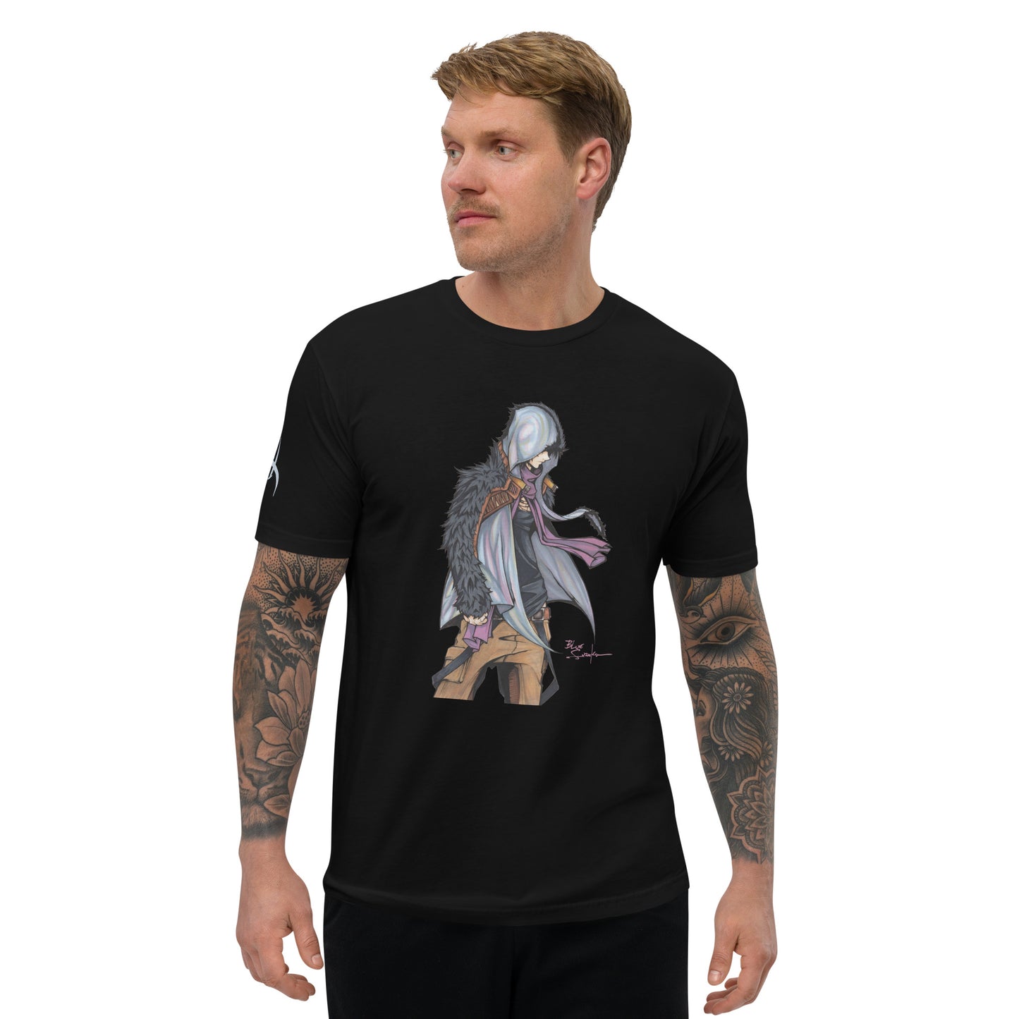 Avatar Shano and the Sand Dancing Dragon on the back /Short sleeve t-shirt