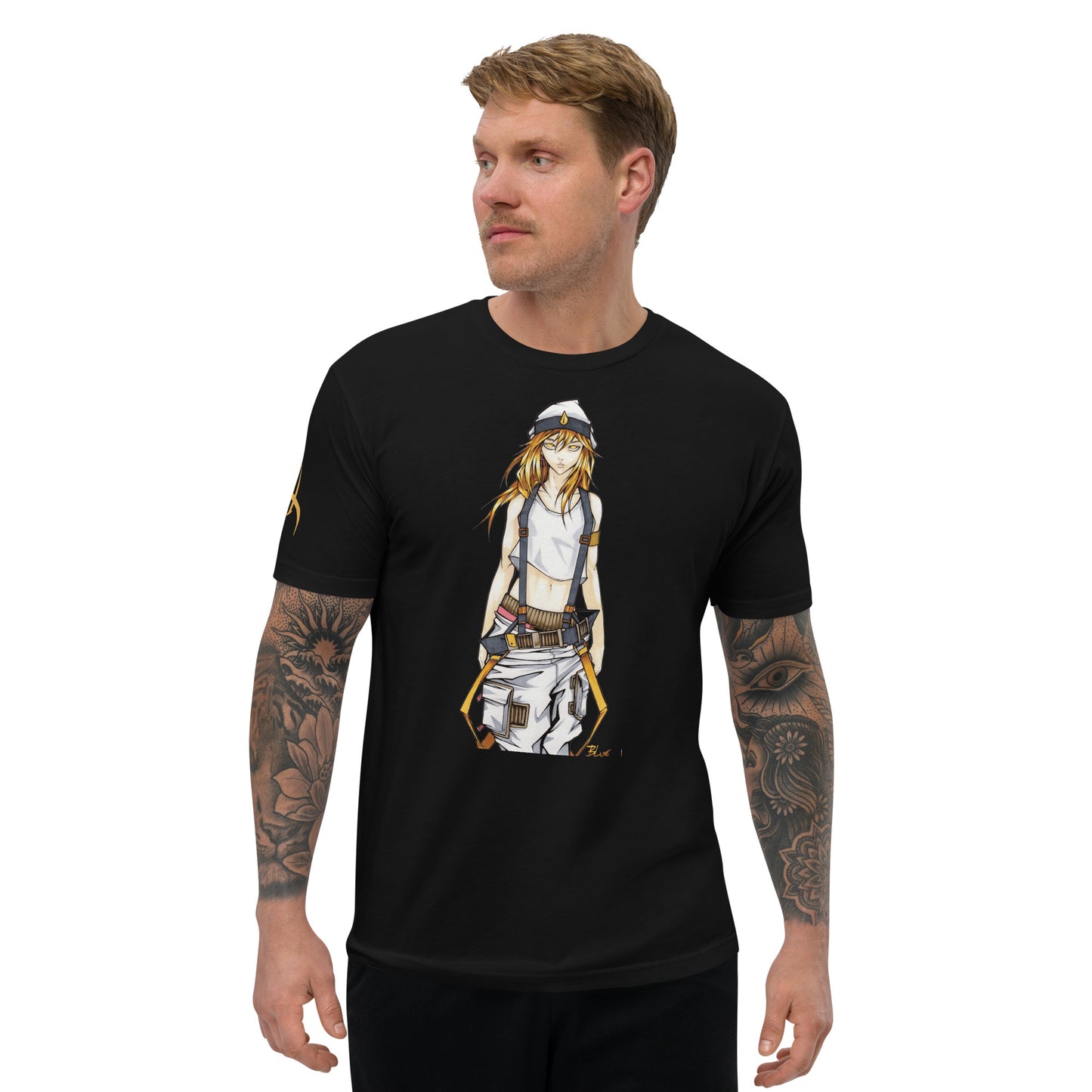 Avatar Unity et Licorne Porcelaine au dos /T-shirt manches courtes