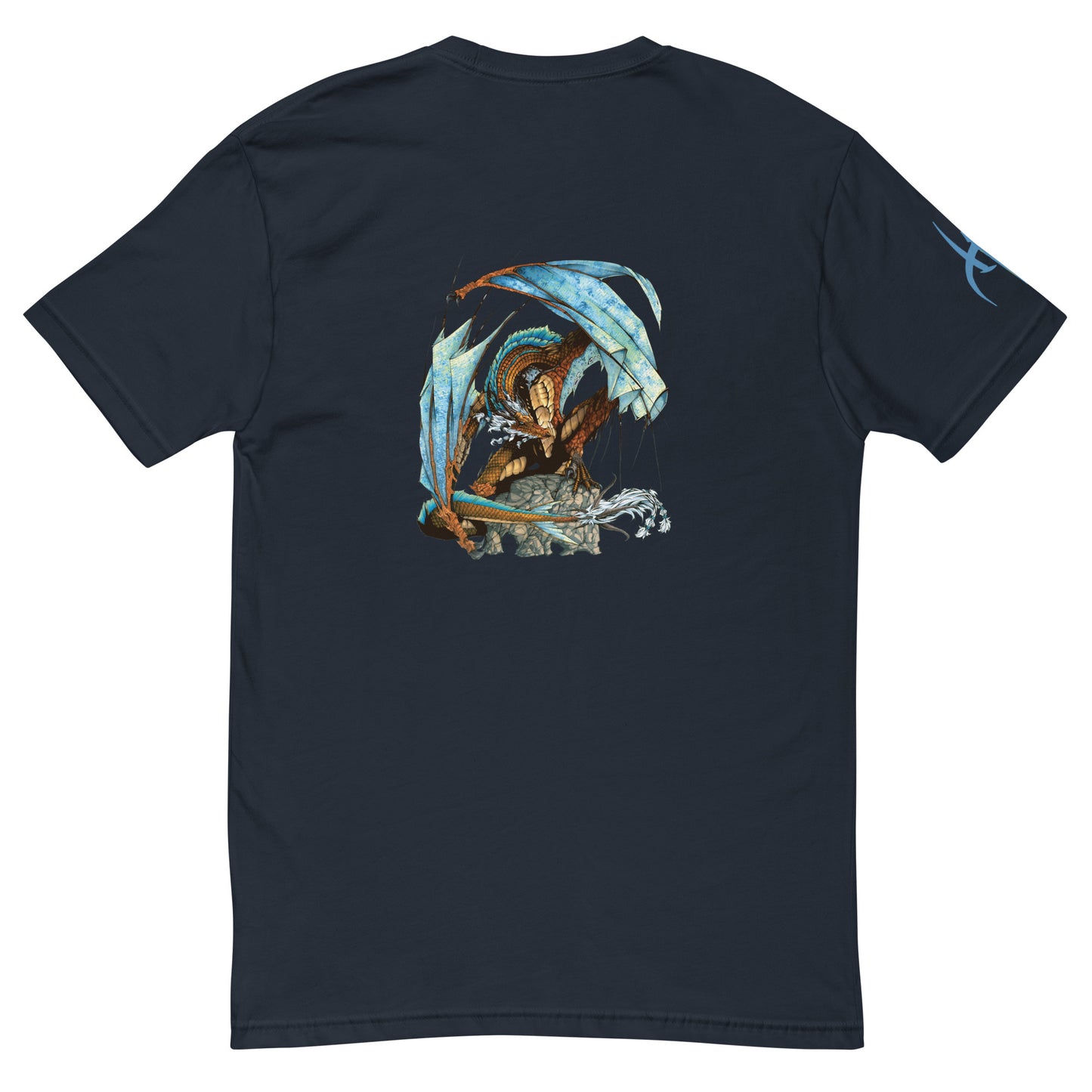 Avatar Théthys and the Millennial Dragon on the back /Short sleeve t-shirt