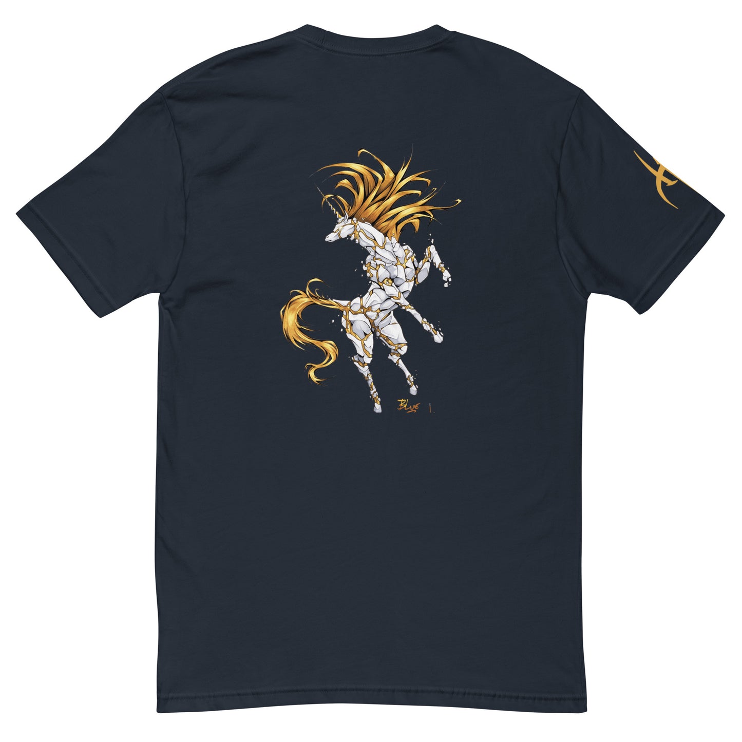 Avatar Unity and Porcelain Unicorn on the back /Short sleeve t-shirt