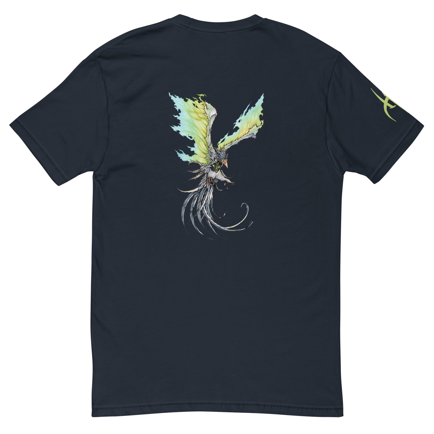 Avatar Aurore et le Phénix Boréal au dos /T-shirt à manches courtes