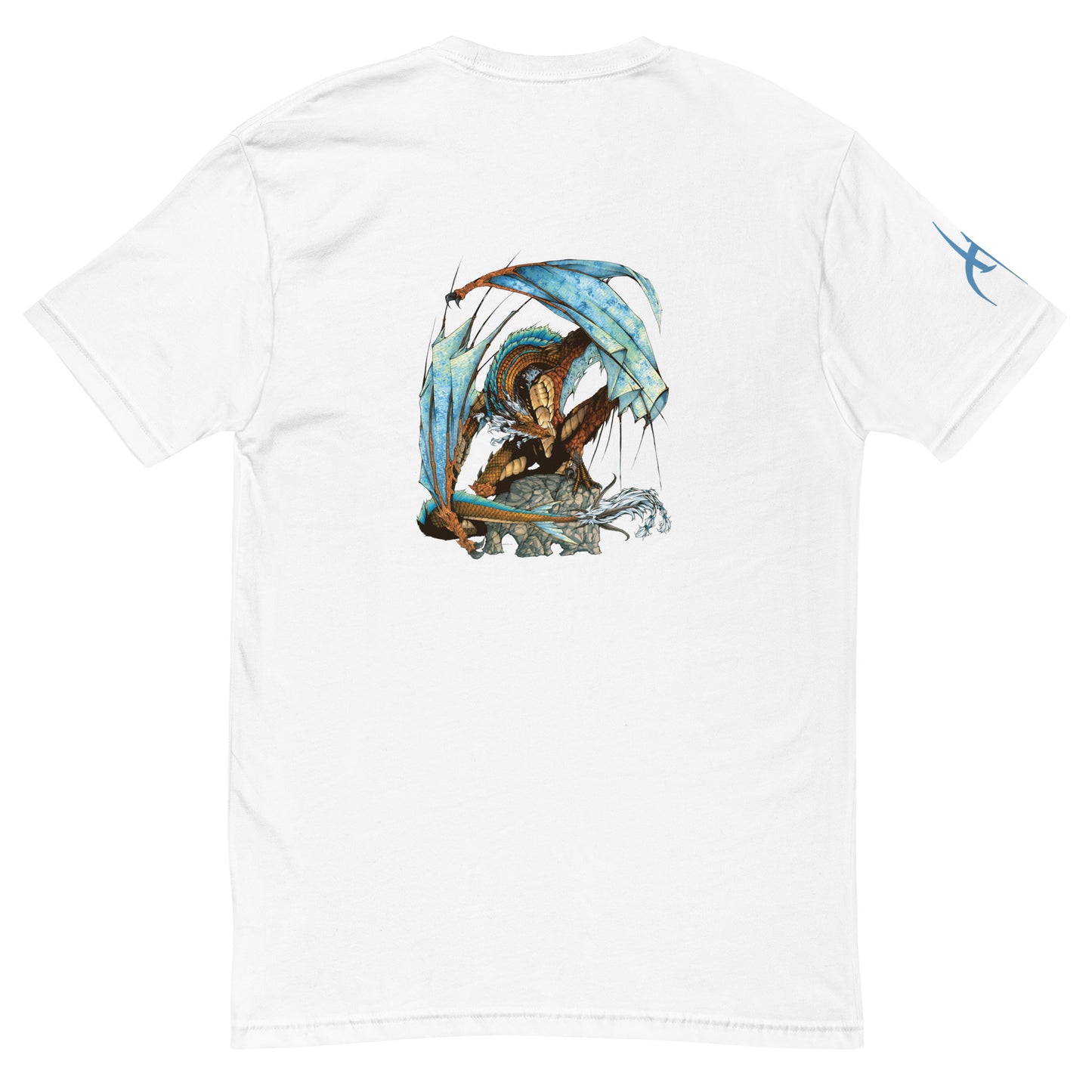 Avatar Théthys and the Millennial Dragon on the back /Short sleeve t-shirt