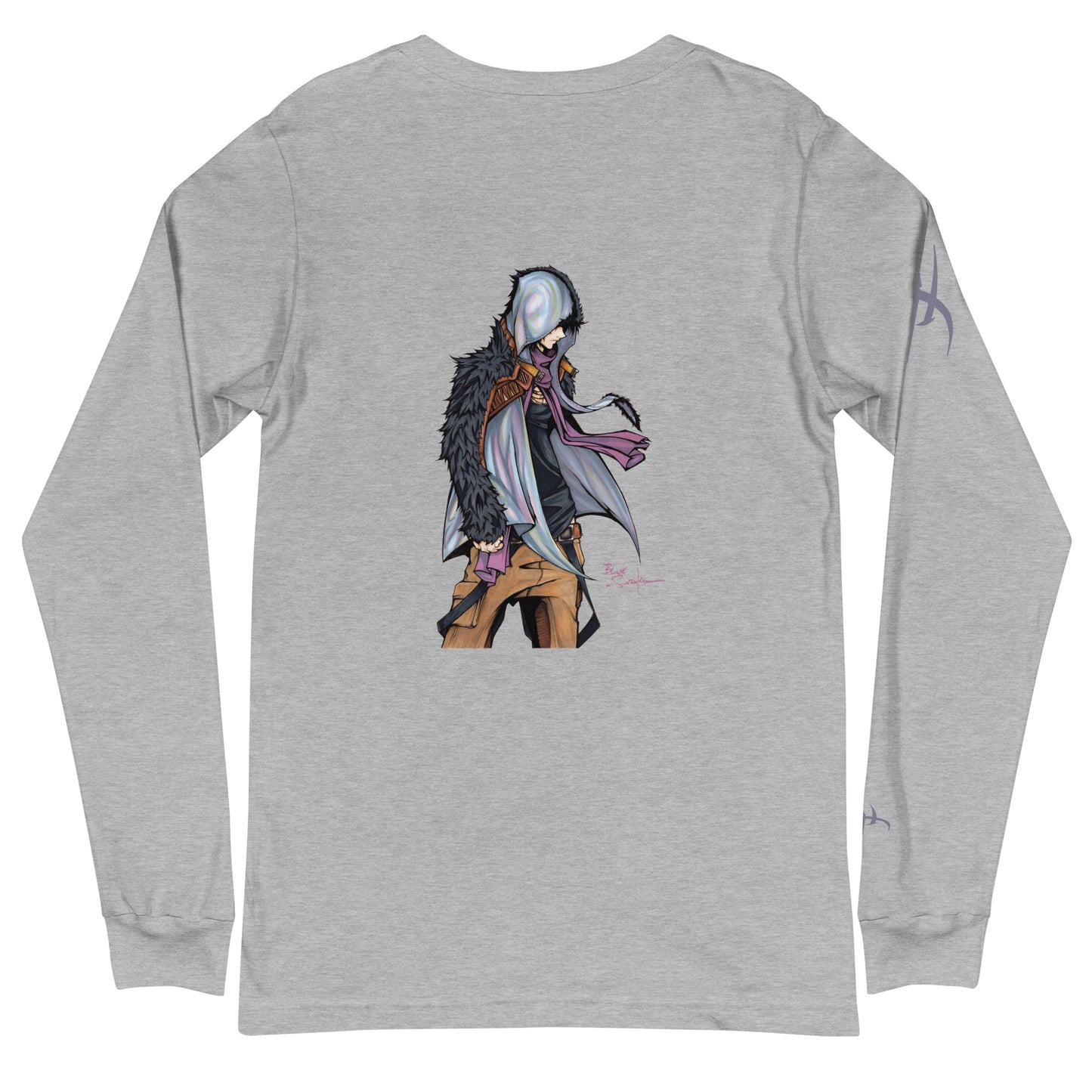 Sand Dancer Dragon and Avatar Shano on the back /Long sleeve t-shirt