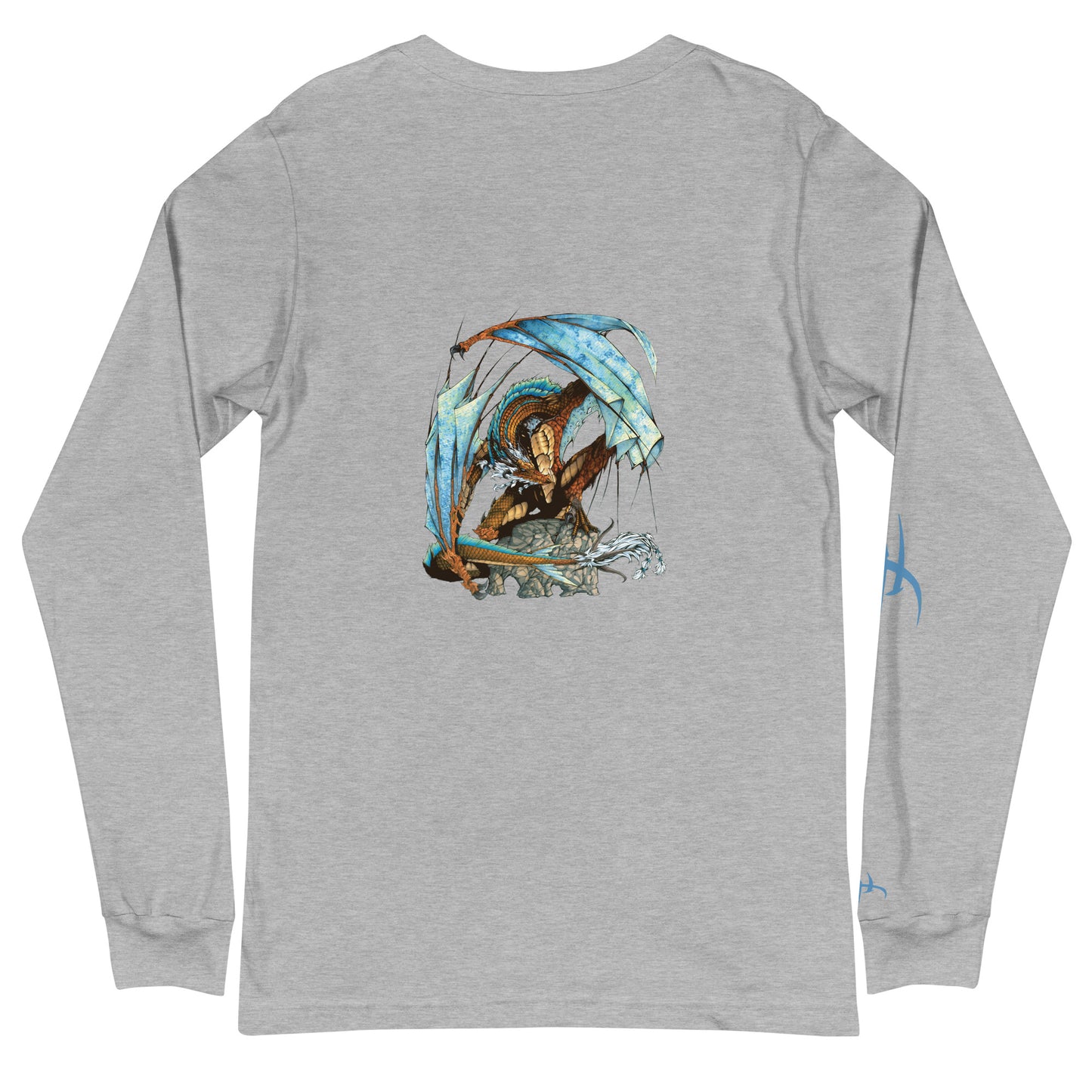 Avatar Théthys and the Millennial Dragon on the back /Long sleeve t-shirt