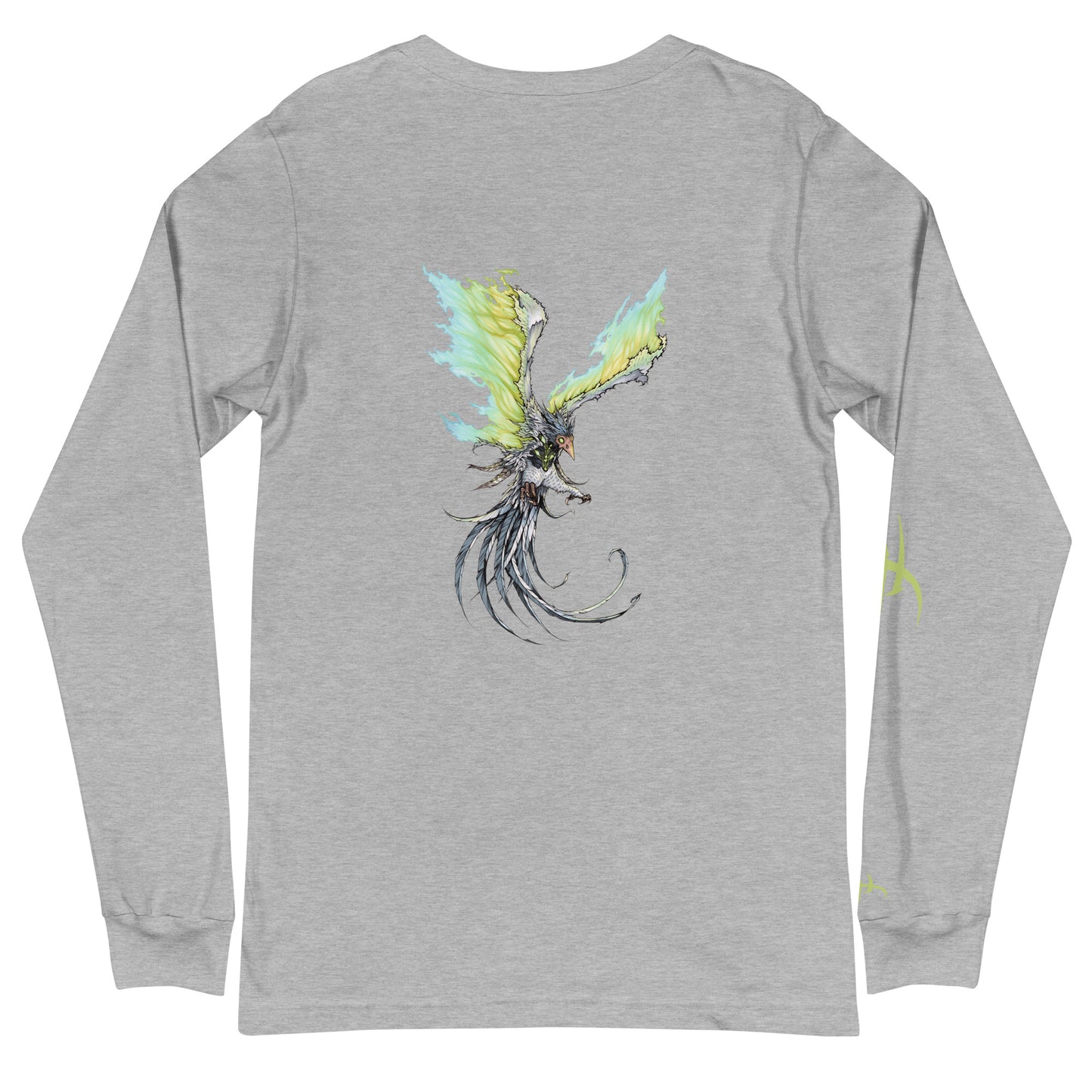 Avatar Auror and the Boreal Phoenix on the back /Long sleeve t-shirt