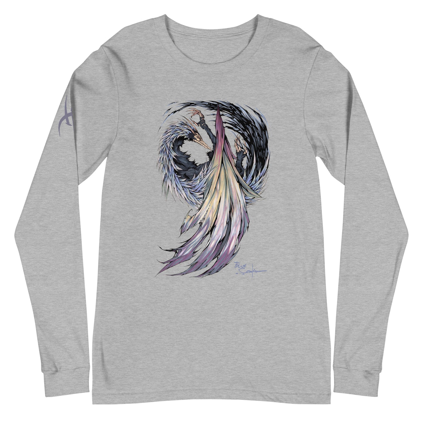 Dragon danseur des sables et Avatar Shano au dos /T-shirt manches longues