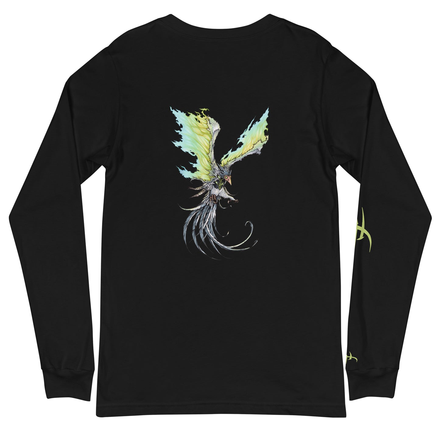 Avatar Auror and the Boreal Phoenix on the back /Long sleeve t-shirt