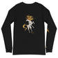 Avatar Unity and the Porcelain Unicorn on the back /Long sleeve t-shirt