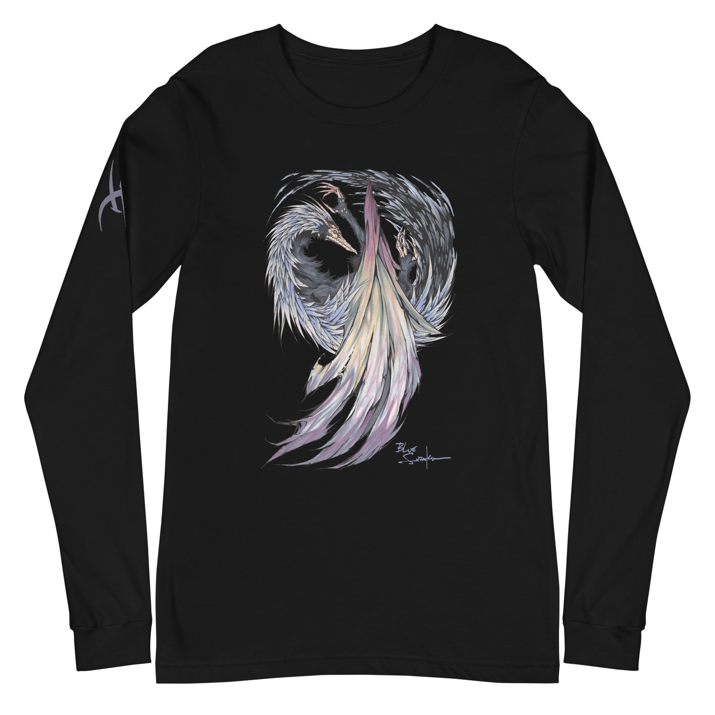 Sand Dancer Dragon and Avatar Shano on the back /Long sleeve t-shirt