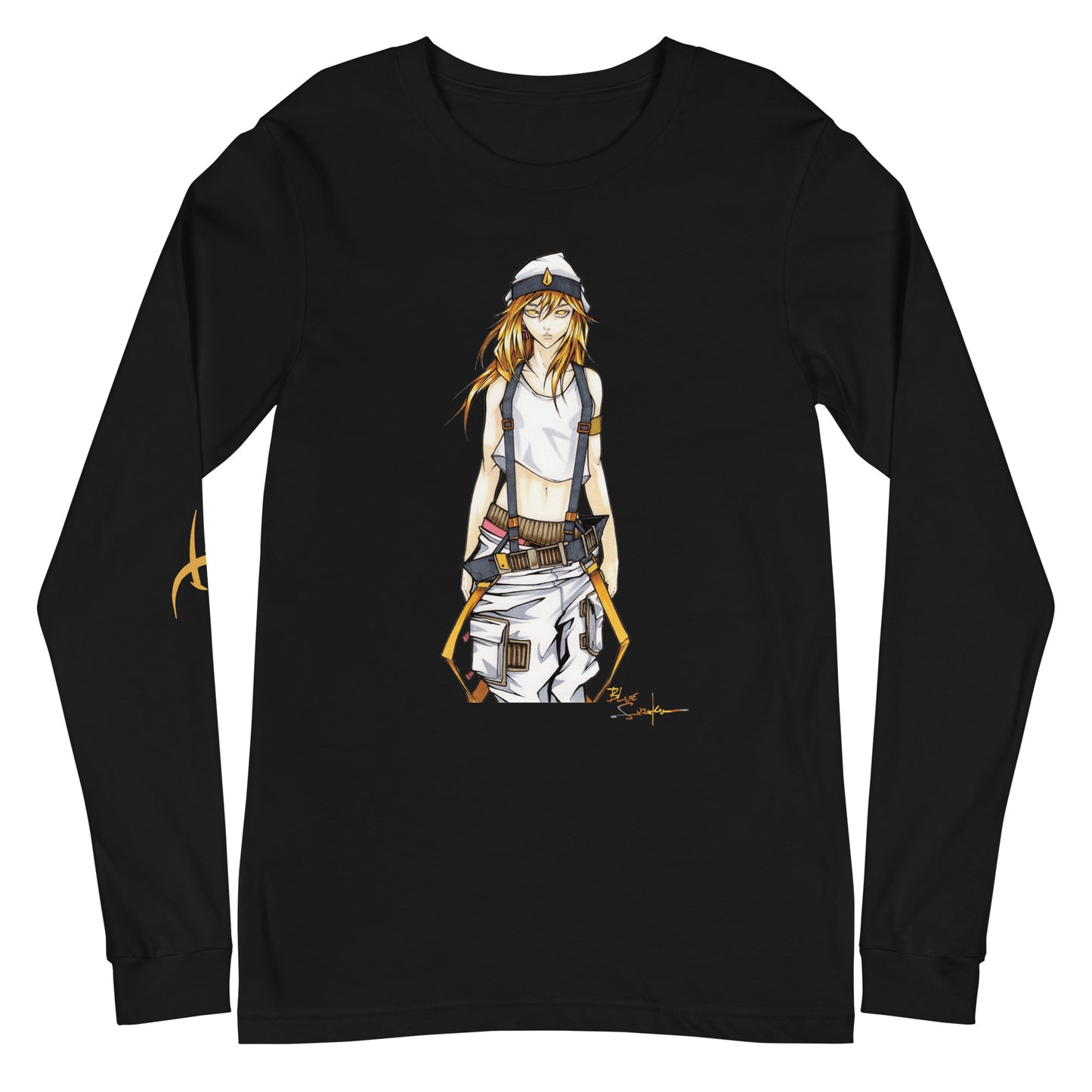 Avatar Unity et la Licorne Porcelaine au dos /T-shirt manches longues