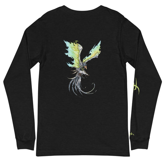 Avatar Auror et le Phénix Boréal au dos /T-shirt manches longues