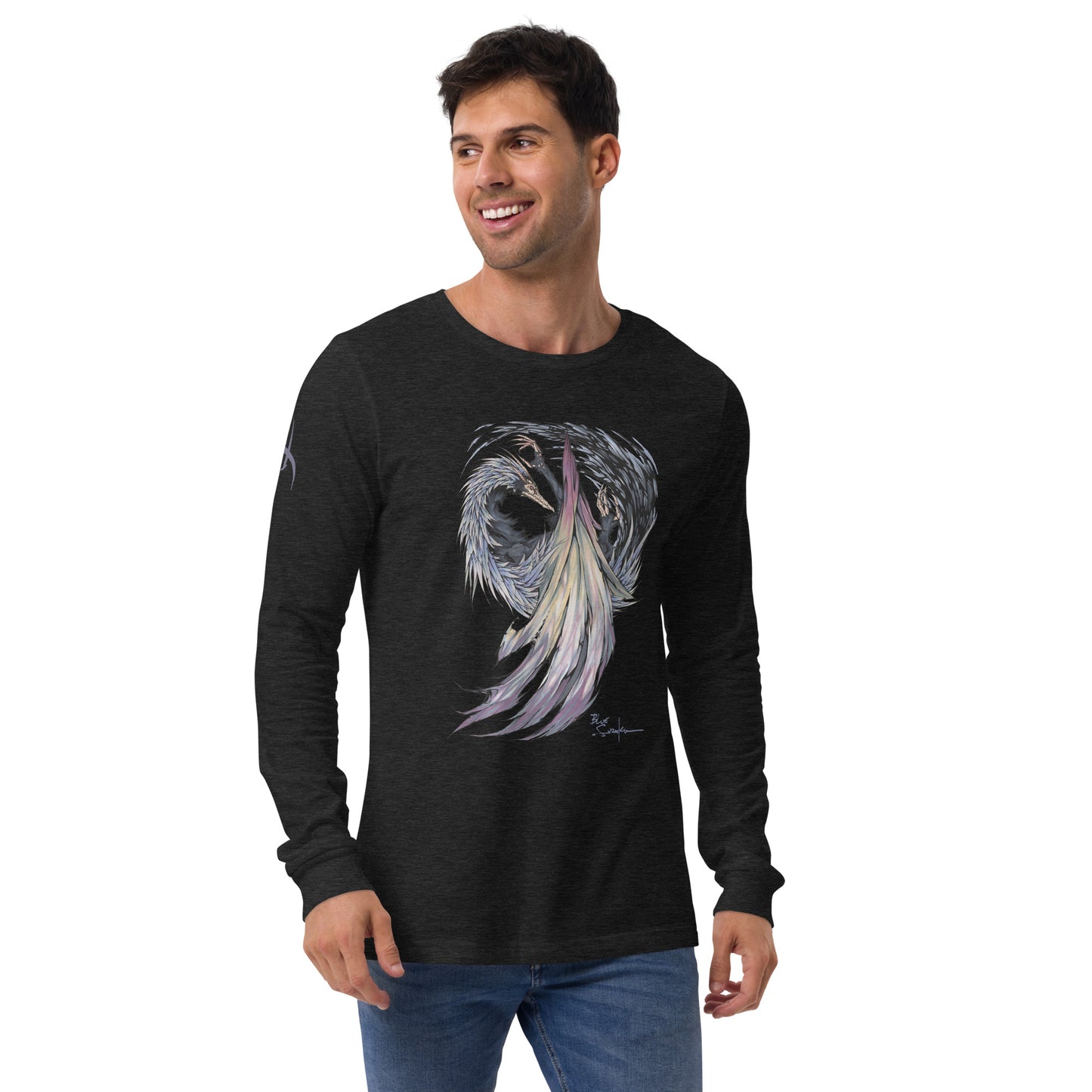 Sand Dancer Dragon and Avatar Shano on the back /Long sleeve t-shirt