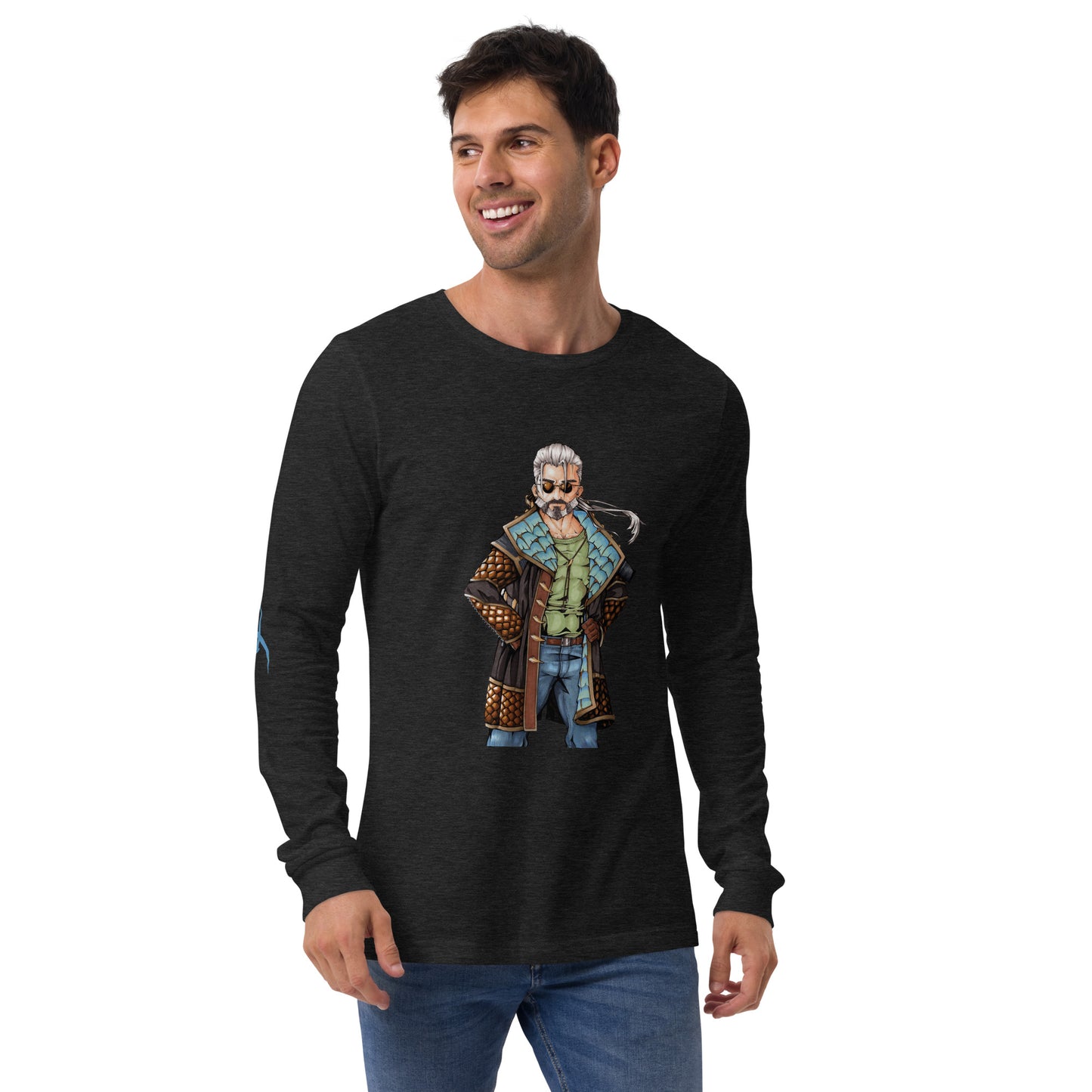 Avatar Théthys and the Millennial Dragon on the back /Long sleeve t-shirt