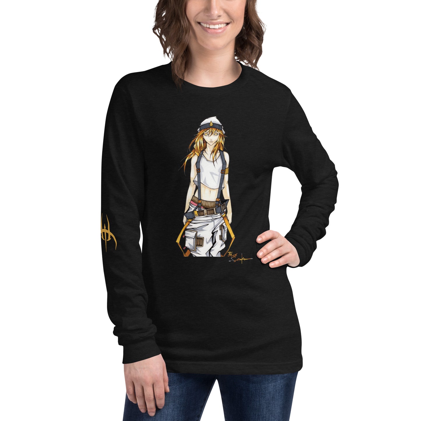 Avatar Unity and the Porcelain Unicorn on the back /Long sleeve t-shirt