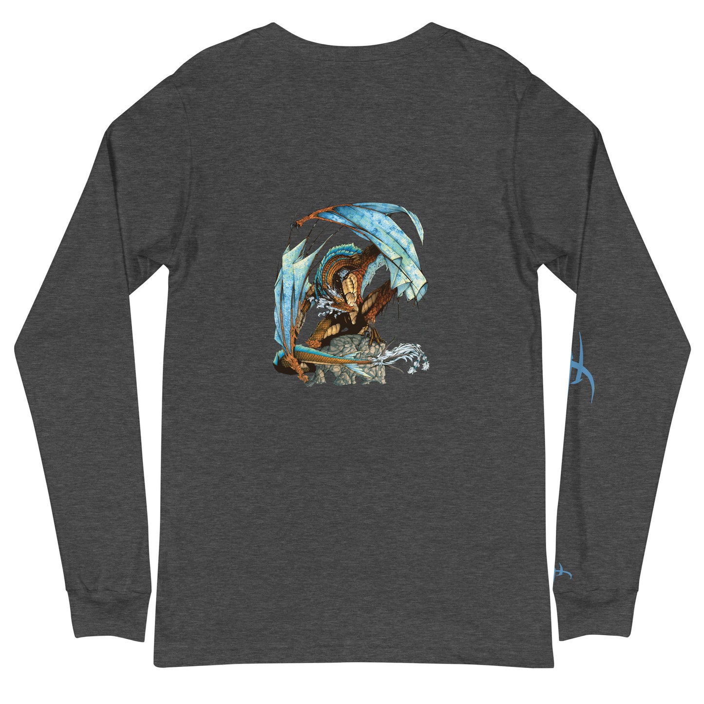 Avatar Théthys and the Millennial Dragon on the back /Long sleeve t-shirt