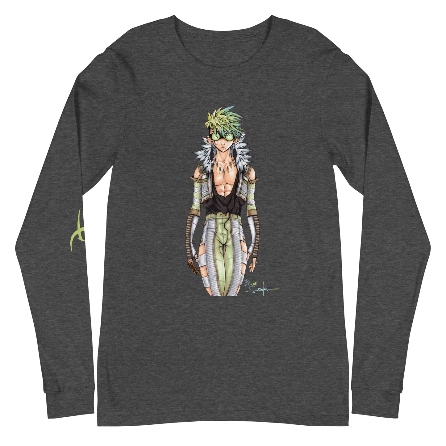 Avatar Auror and the Boreal Phoenix on the back /Long sleeve t-shirt