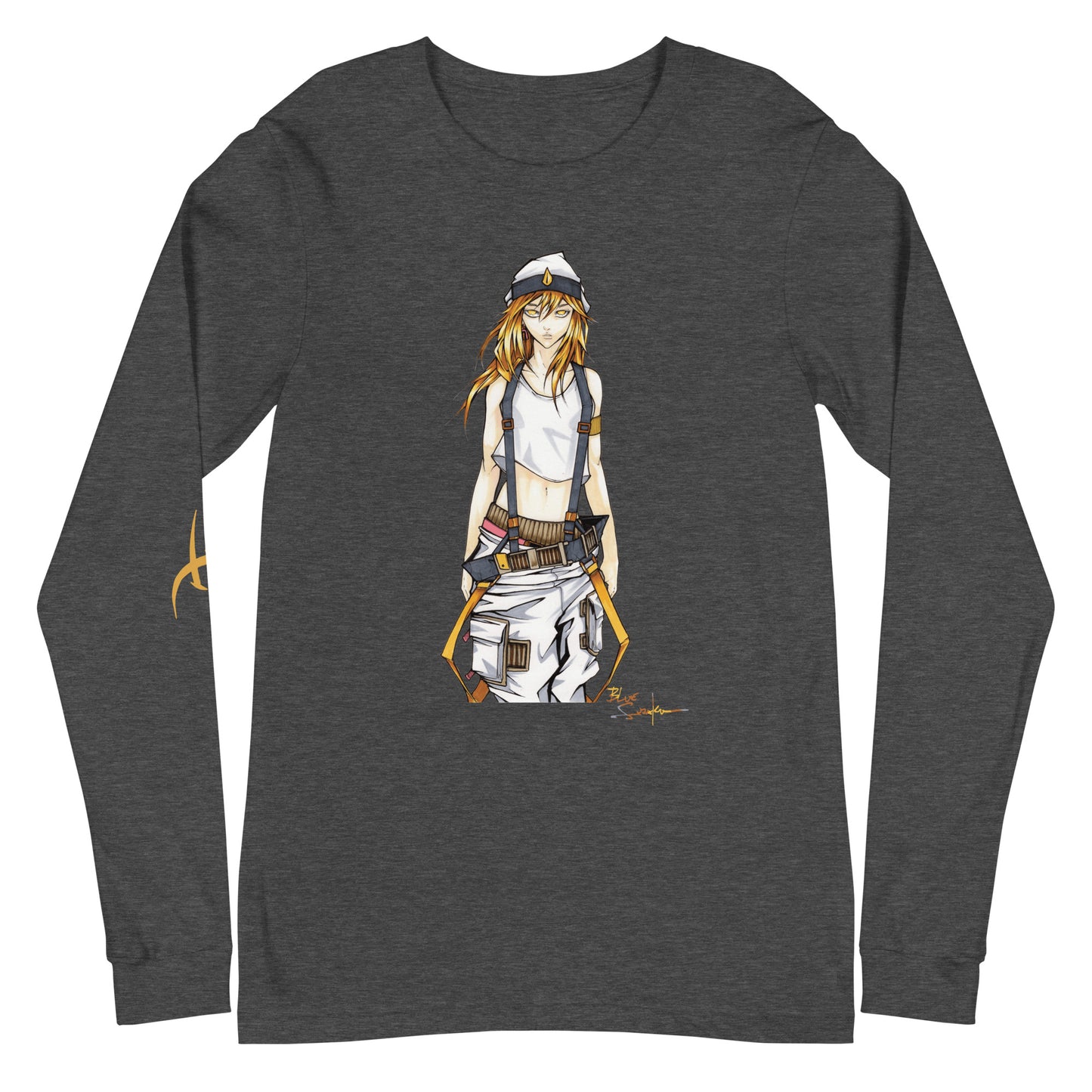 Avatar Unity et la Licorne Porcelaine au dos /T-shirt manches longues