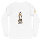 Porcelain Unicorn and Avatar Unity on the back /Long sleeve t-shirt