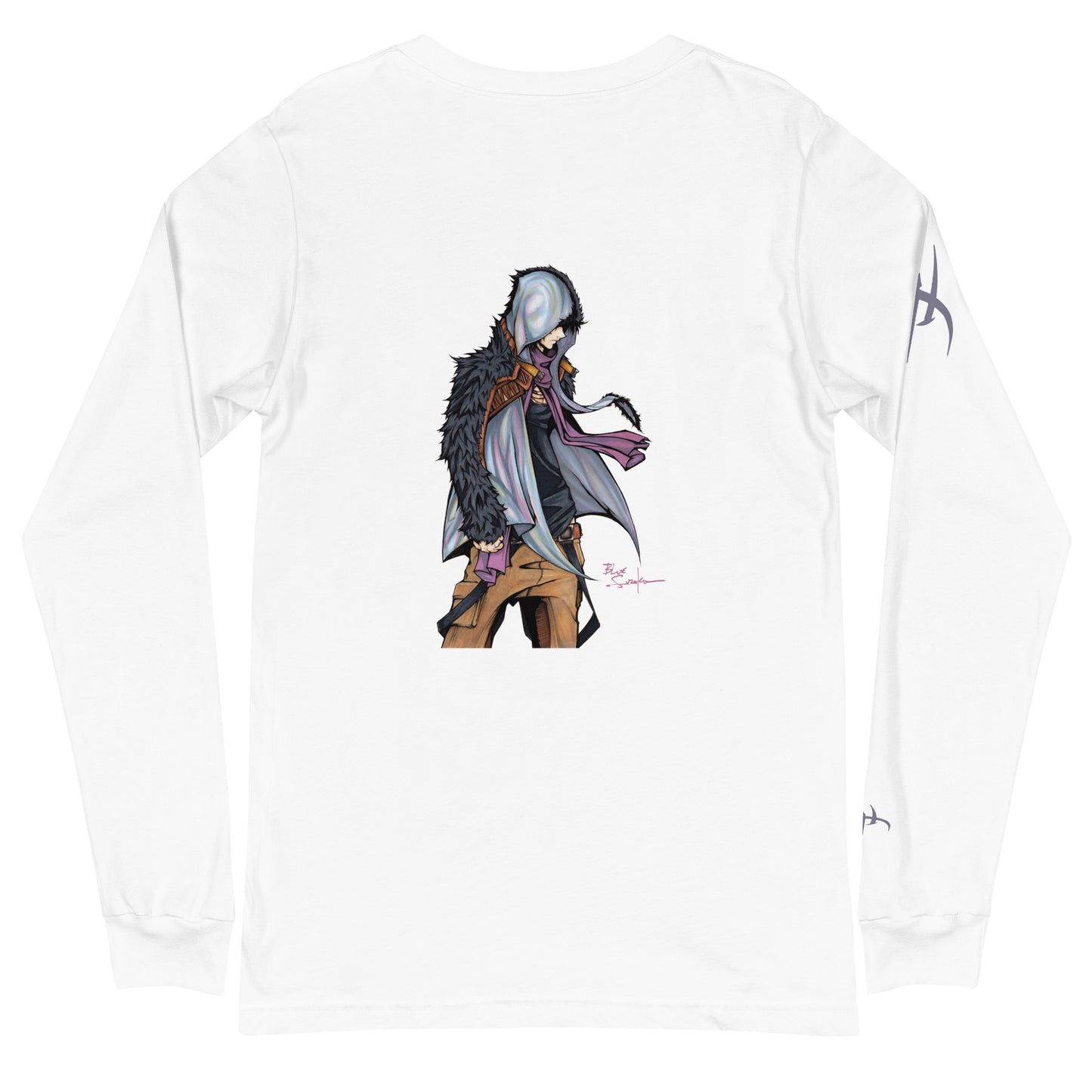 Dragon danseur des sables et Avatar Shano au dos /T-shirt manches longues