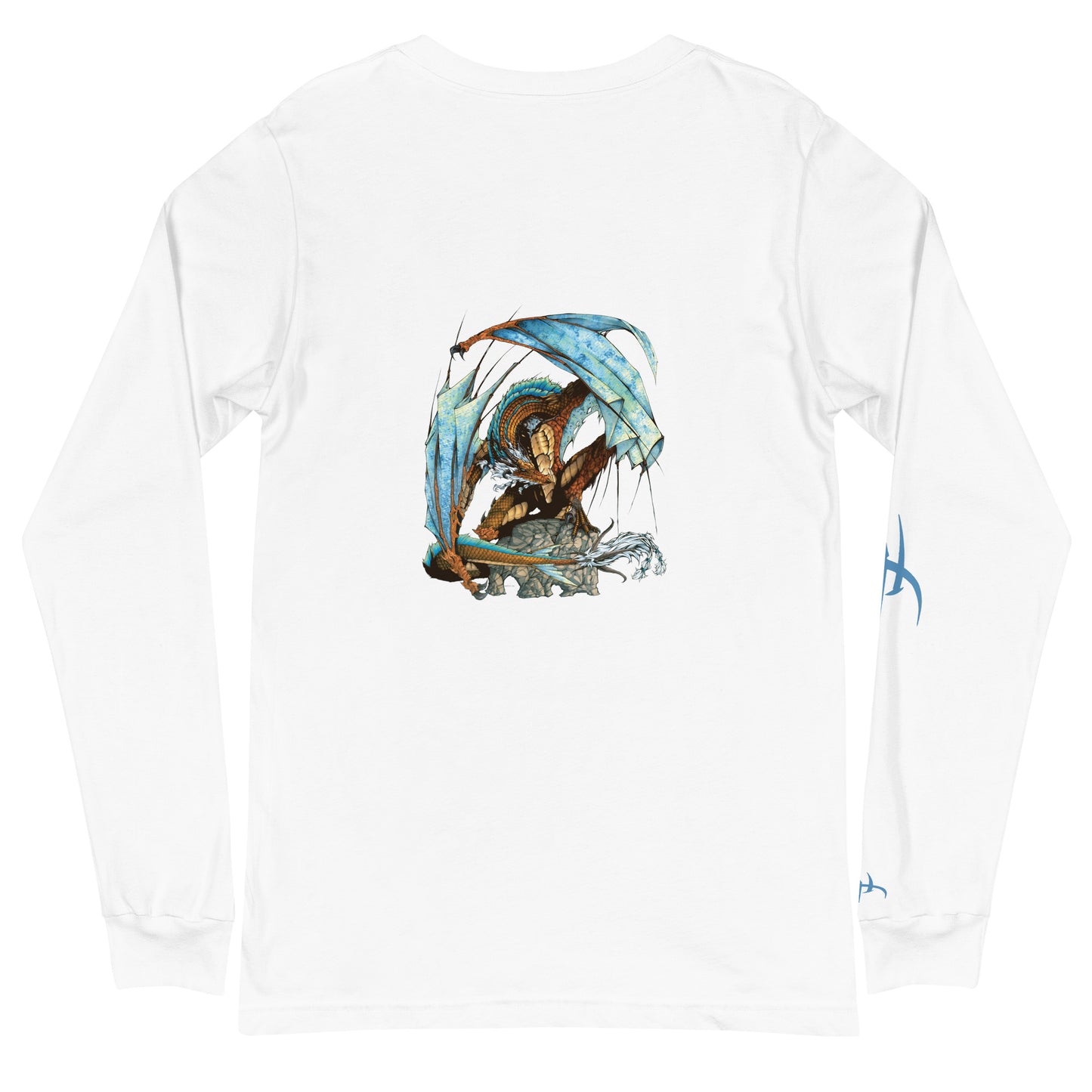 Avatar Théthys and the Millennial Dragon on the back /Long sleeve t-shirt