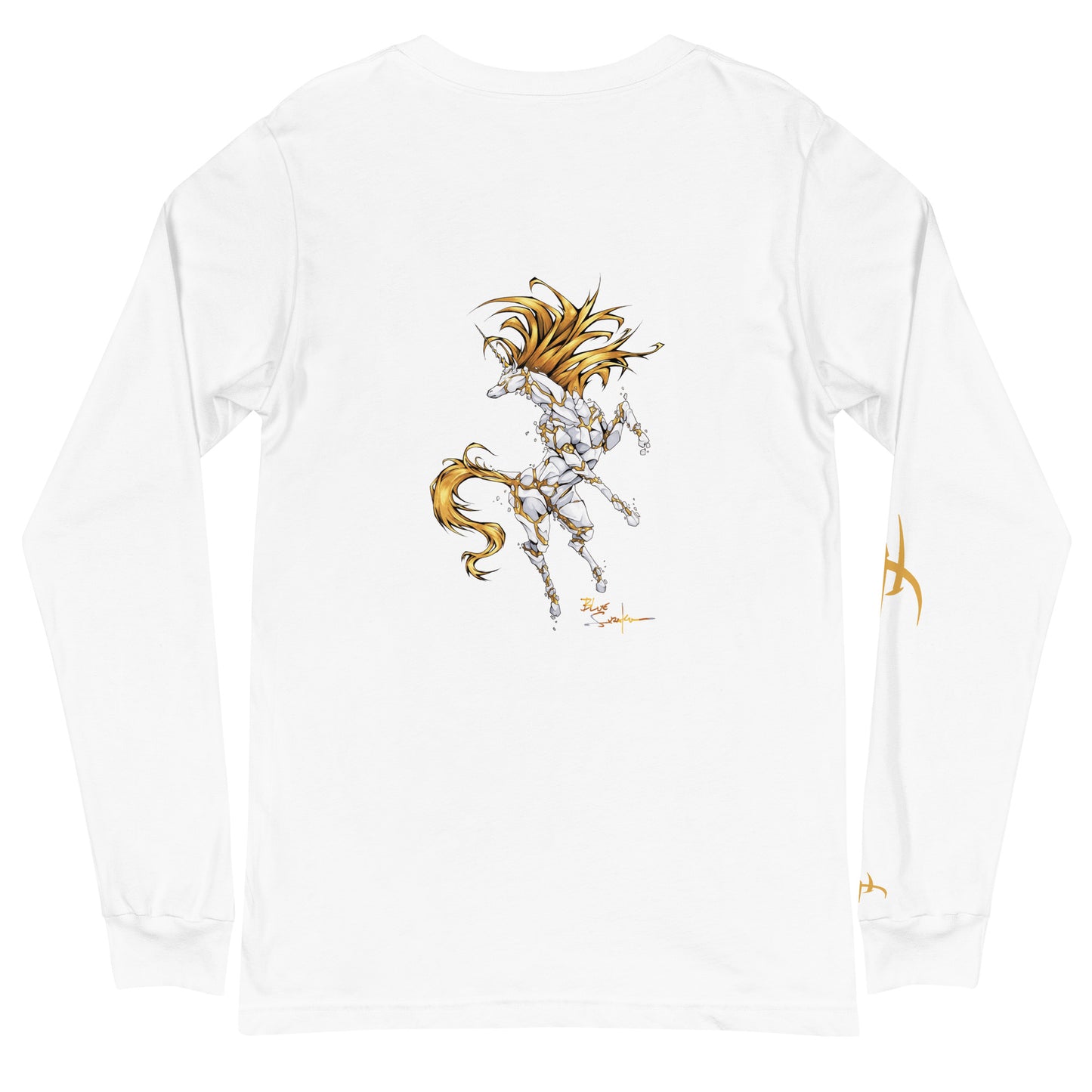 Avatar Unity and the Porcelain Unicorn on the back /Long sleeve t-shirt