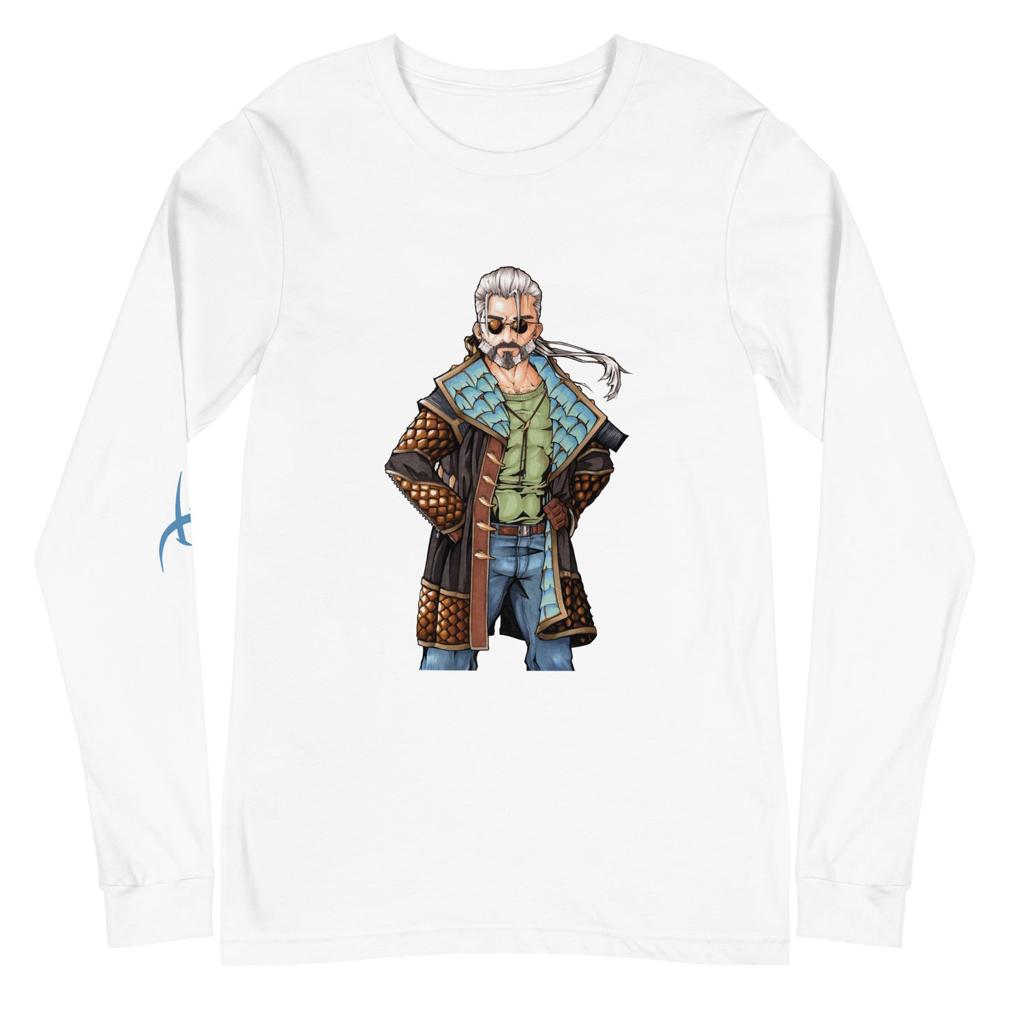 Avatar Théthys and the Millennial Dragon on the back /Long sleeve t-shirt