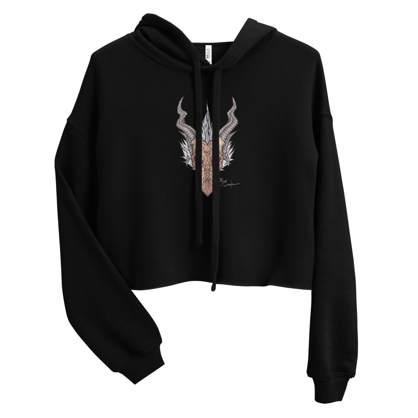 Millennial Dragon Head /Crop-Top Hoodie